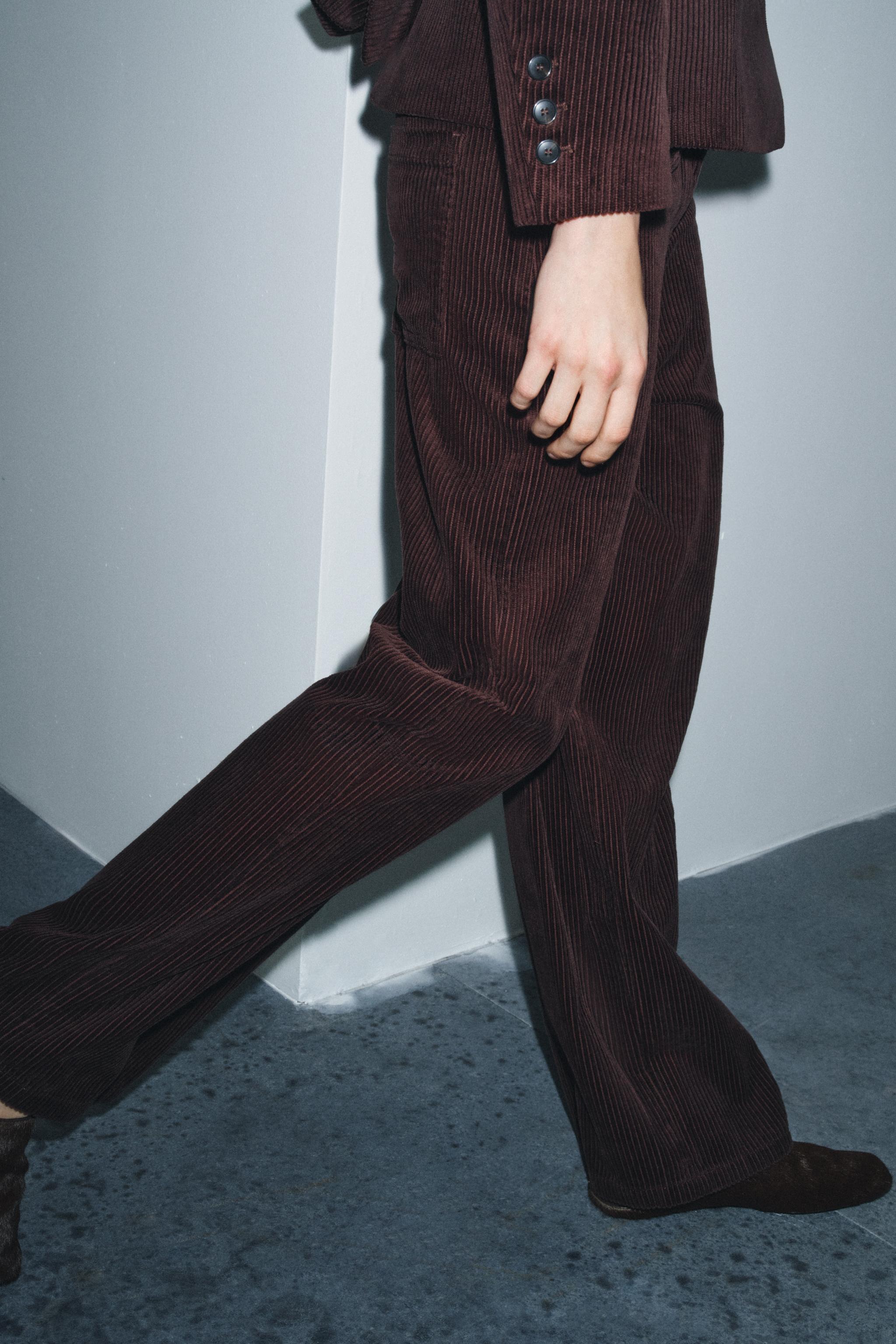 ZW COLLECTION WIDE LEG CORDUROY PANTS